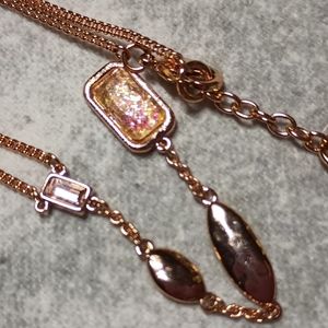 COLOR STREET Rose Gold Tone Necklace NWOT